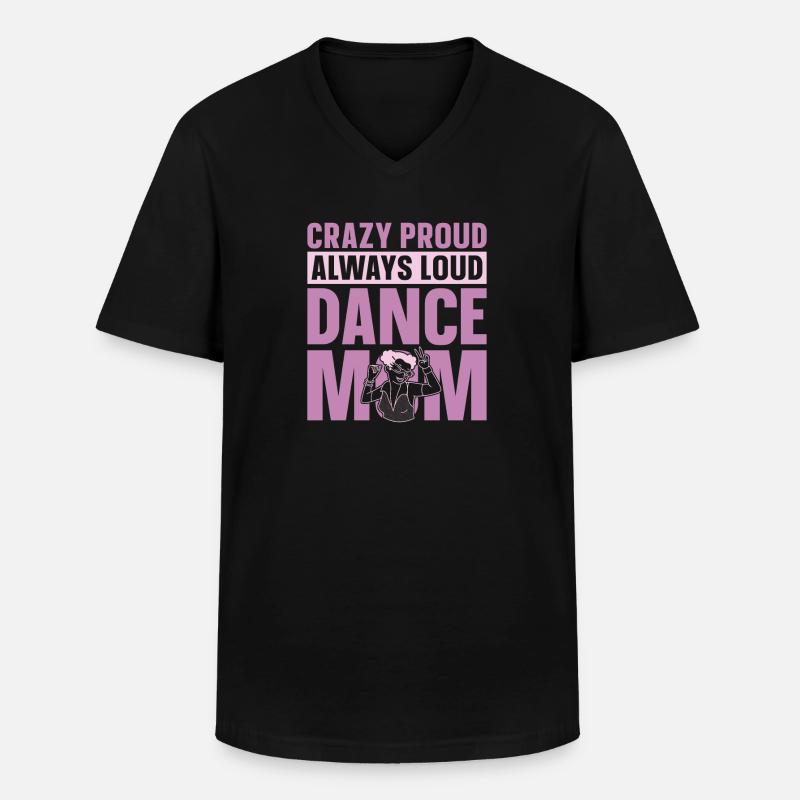 Mom Mutter Mutter Tanz Mutter - Männer-T-Shirt mit V-Ausschnitt - Schwarz