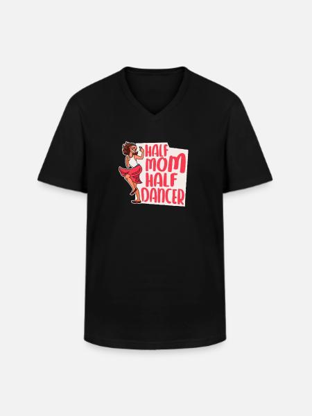 Mom Mom Dancing Dancing Mom - Men's V-Neck T-Shirt - black