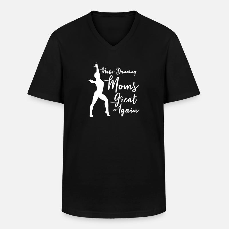 Mom Mutter Mutter Tanz Mutter - Männer-T-Shirt mit V-Ausschnitt - Schwarz