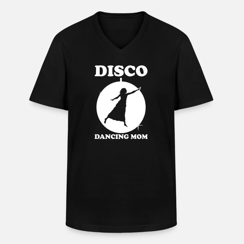 Mom Mutter Mutter Tanz Mutter - Männer-T-Shirt mit V-Ausschnitt - Schwarz