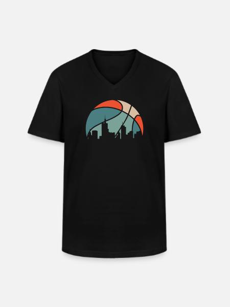 Basketball Basketball Player - Men's V-Neck T-Shirt - black
