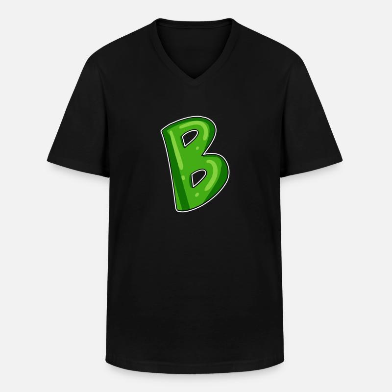 point B - point initial B - T-shirt col V Homme - noir