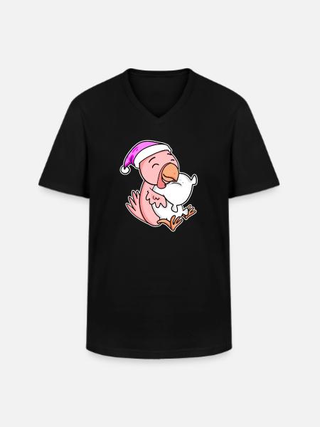 Chicken Tired Sleeping Sleeping Girl - Men's V-Neck T-Shirt - black