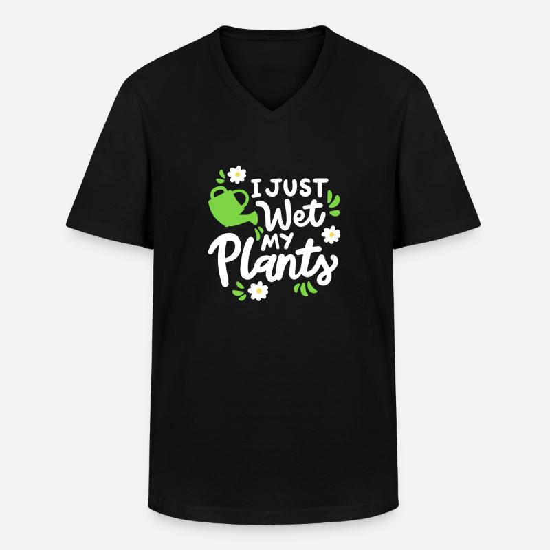 Garten Gartenarbeit - Männer-T-Shirt mit V-Ausschnitt - Schwarz