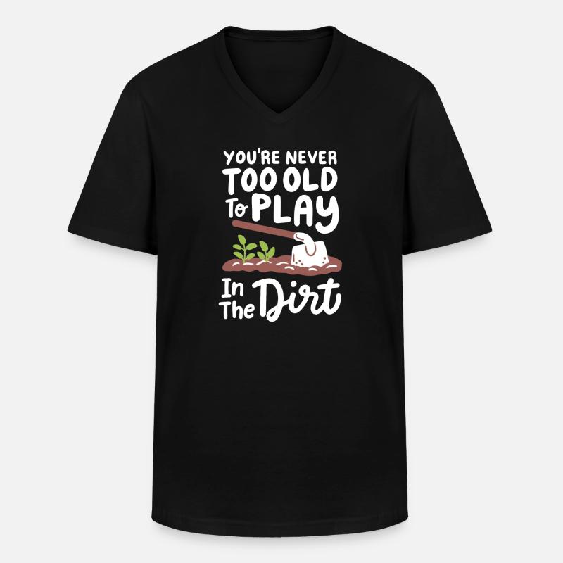 Garten Gartenarbeit - Männer-T-Shirt mit V-Ausschnitt - Schwarz