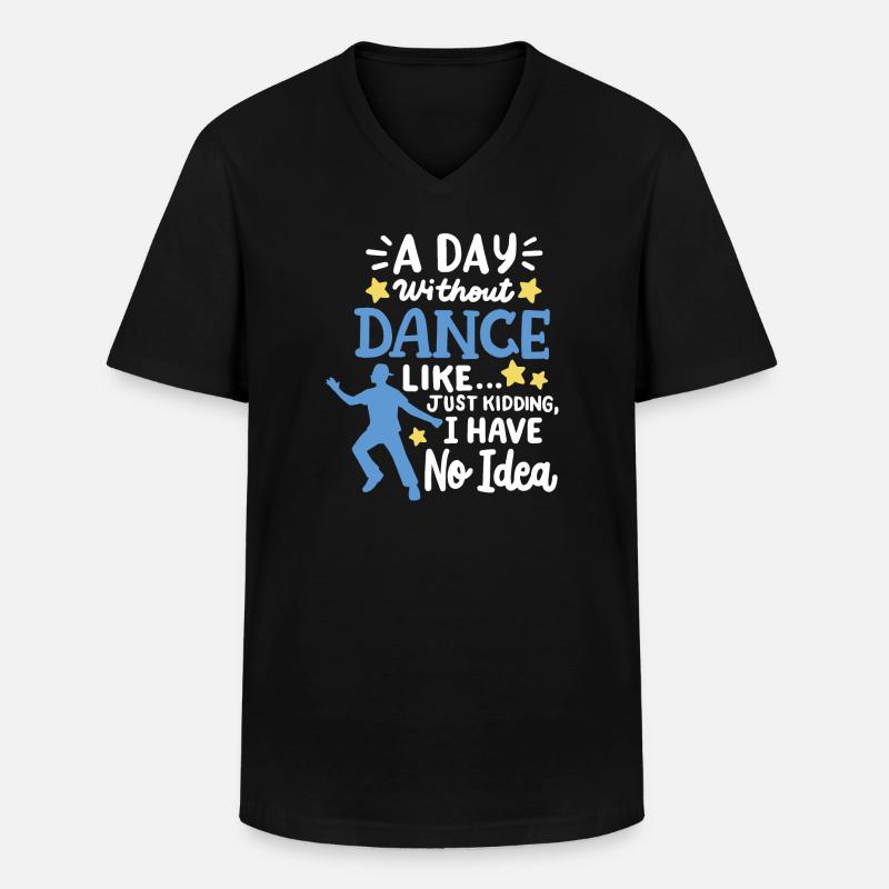 Tanz Tänzer Tanzen - Männer-T-Shirt mit V-Ausschnitt - Schwarz