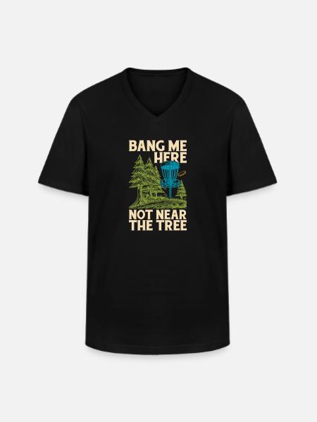 Frisbee Golf Disc Golf - Men's V-Neck T-Shirt - black