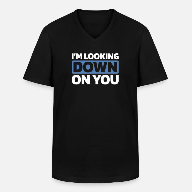 Paramotor Gleitschirmfliegen - Männer-T-Shirt mit V-Ausschnitt - Schwarz