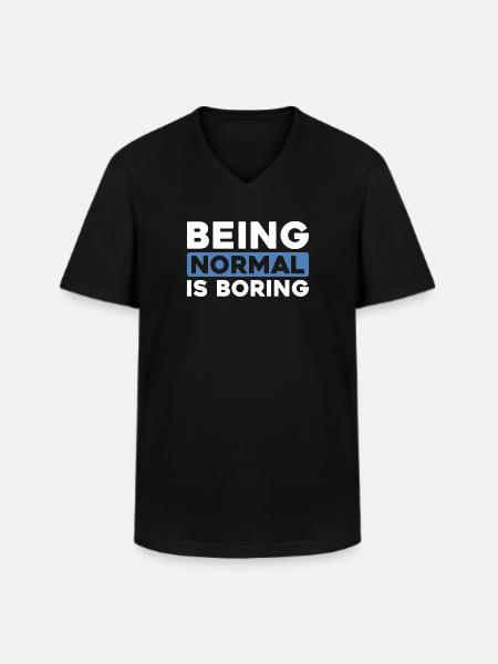 Paramotor Gleitschirmfliegen - Männer-T-Shirt mit V-Ausschnitt - Schwarz