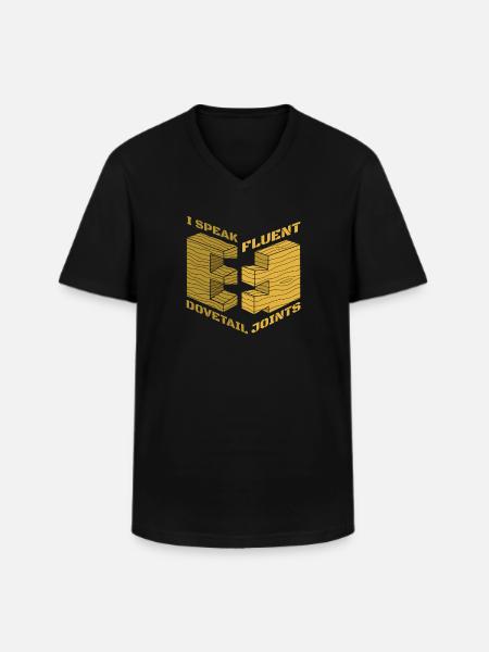 Carpenter - Men's V-Neck T-Shirt - black