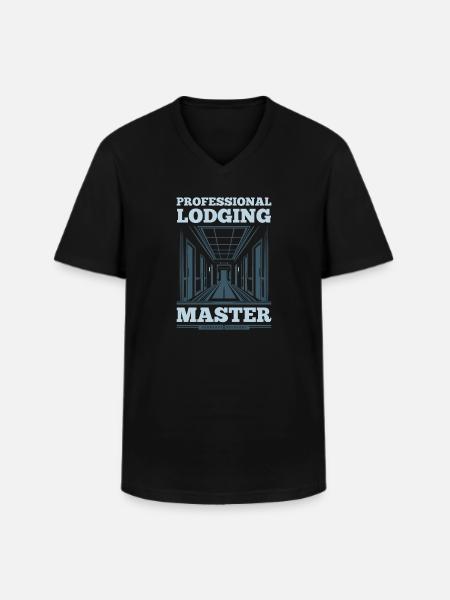 Hotelier - Men's V-Neck T-Shirt - black