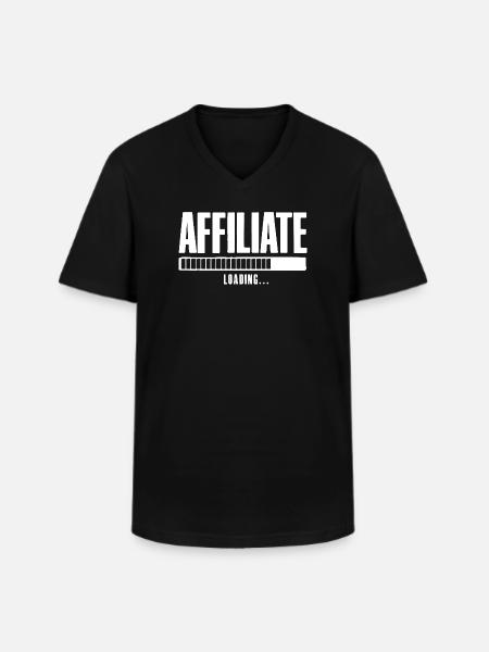Affiliate Loading Online Business Affiliate - Men's V-Neck T-Shirt - black