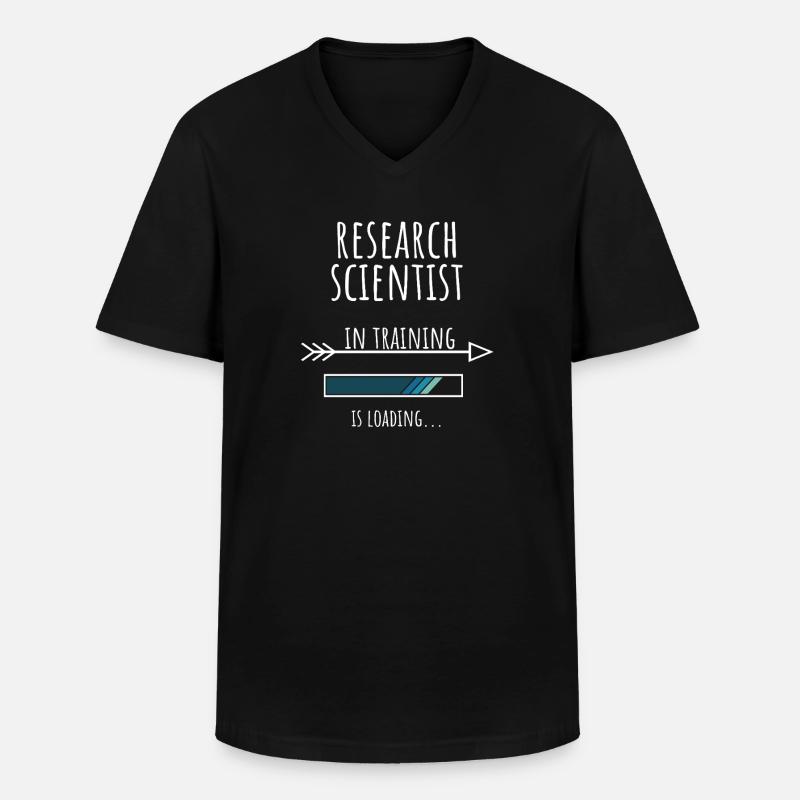 Research Scientist Geschenk Beruf Ausbildung - Männer-T-Shirt mit V-Ausschnitt - Schwarz