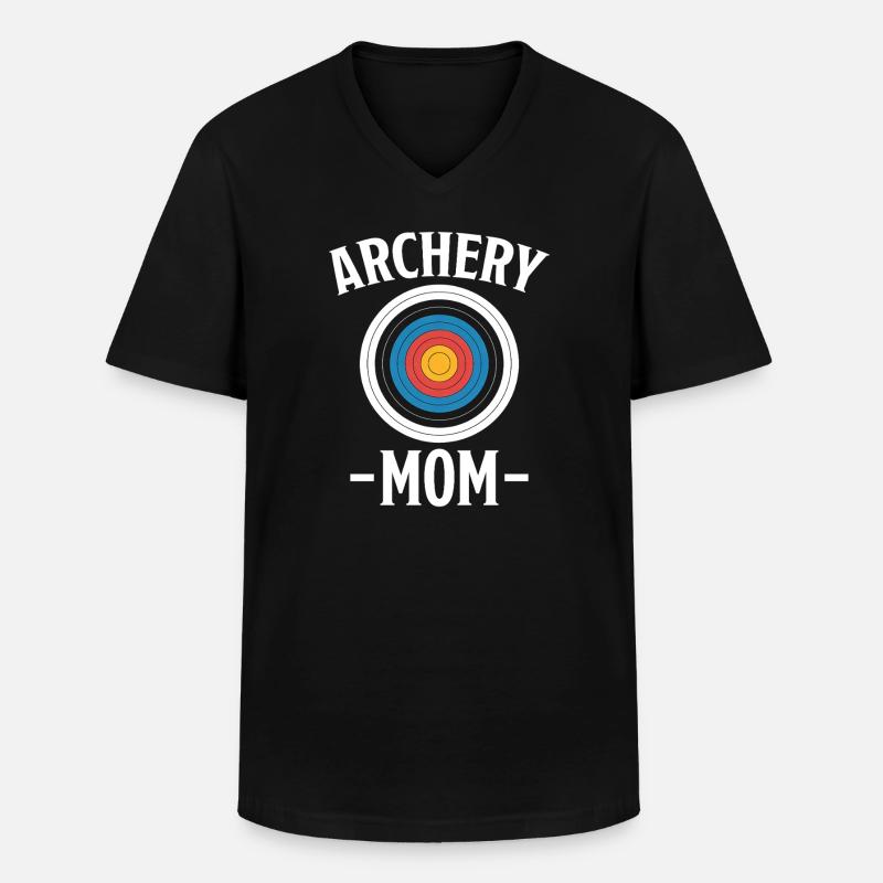 Bogenschießen Spruch Mutter Bogenschießen Geschenk - Männer-T-Shirt mit V-Ausschnitt - Schwarz