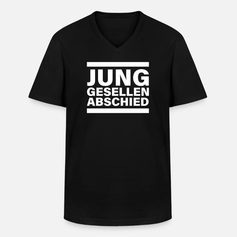 Junggesellen Abschied Jga - Männer-T-Shirt mit V-Ausschnitt - Schwarz