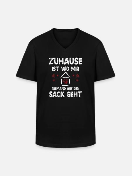 First apartment living inauguration - Men's V-Neck T-Shirt - black