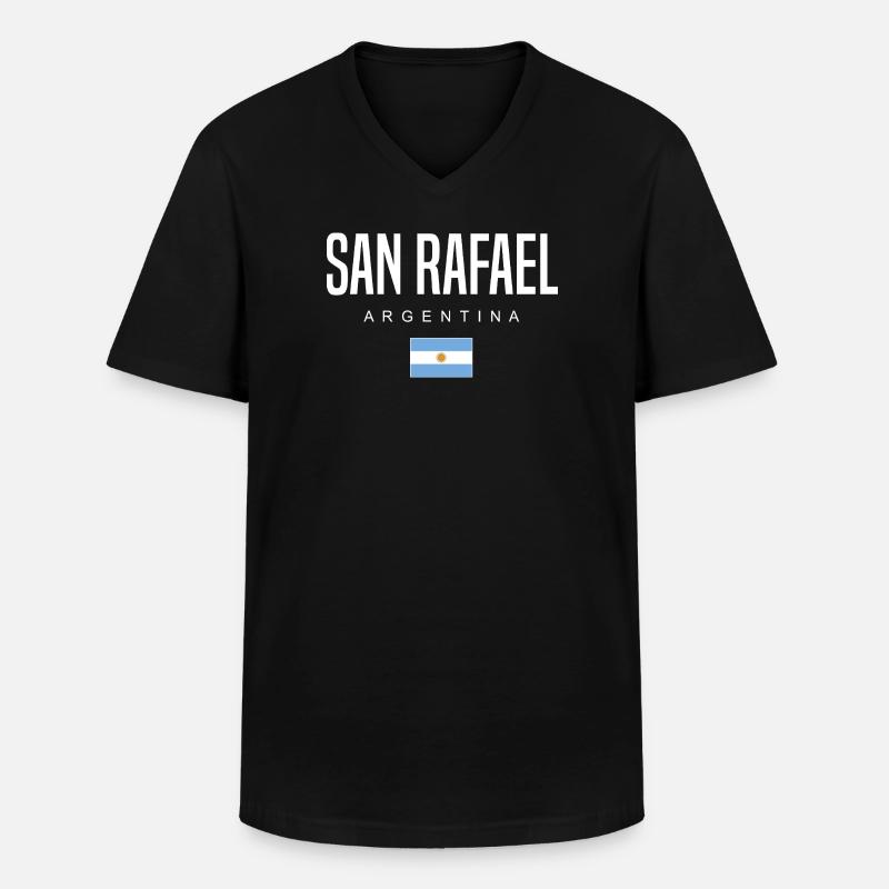 San Rafael Argentinien Argentinier - Männer-T-Shirt mit V-Ausschnitt - Schwarz