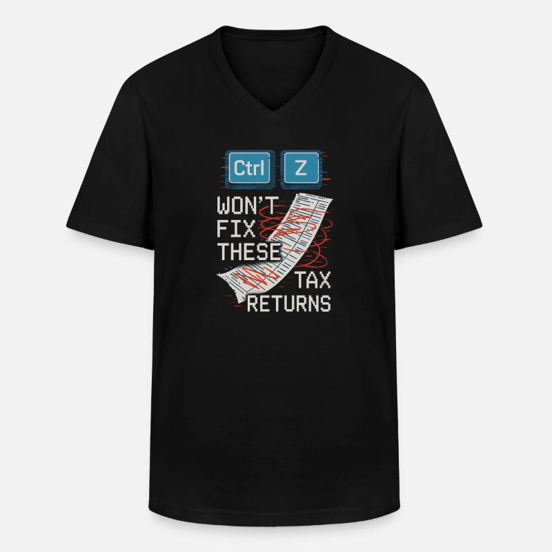 Buchhaltungsstudent Cpa Im Training Excel -witze - Männer-T-Shirt mit V-Ausschnitt - Schwarz