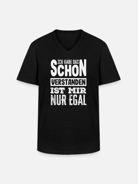 Got it – I don't care, sarcasm - Men's V-Neck T-Shirt - black
