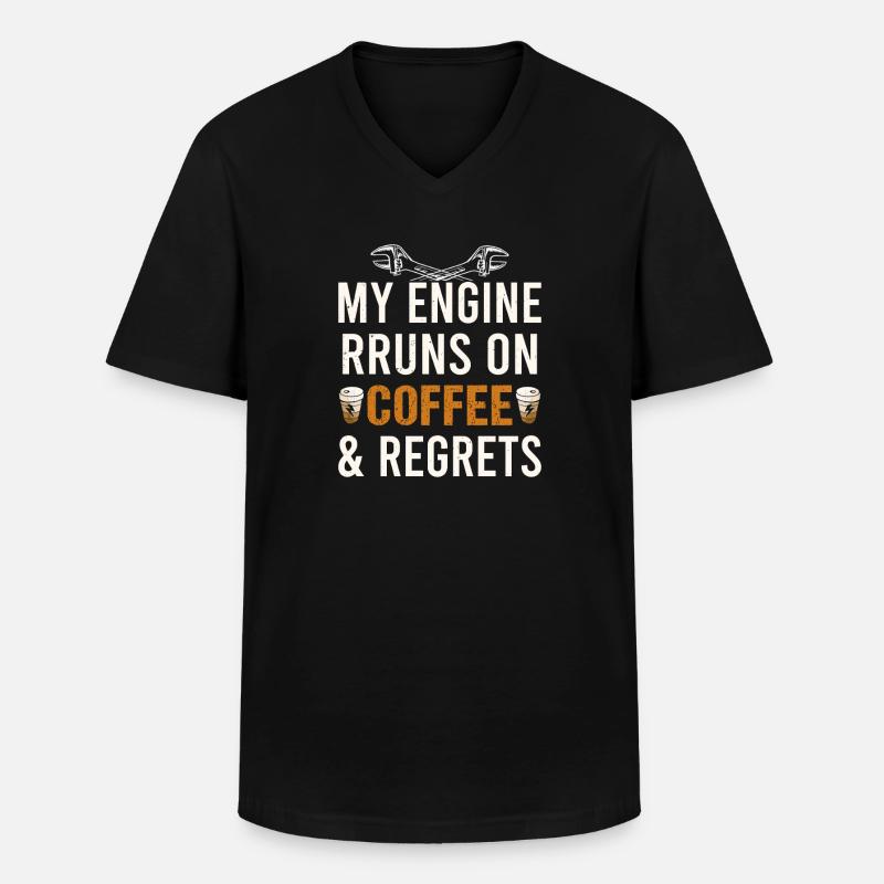 Mechanical Engineering Mechanical Engineer - Men's V-Neck T-Shirt - black