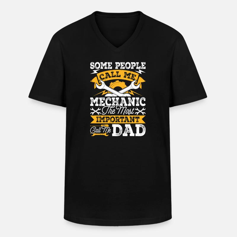 Mechanic Mechatronics Technician Screwdriver Gift - Men's V-Neck T-Shirt - black