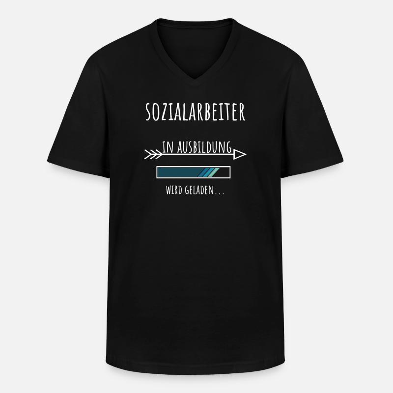 Studi sul Servizio Sociale Professione Assistente Sociale - Maglietta da uomo classica con scollo a V - nero
