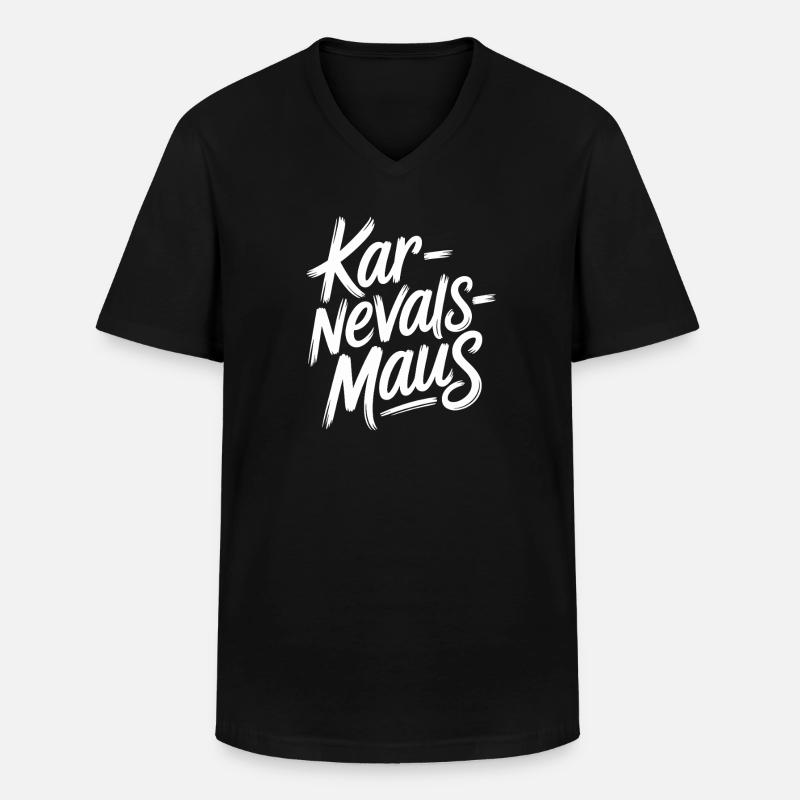 Carnival Mouse Cologne Carnival Mouse - Men's V-Neck T-Shirt - black