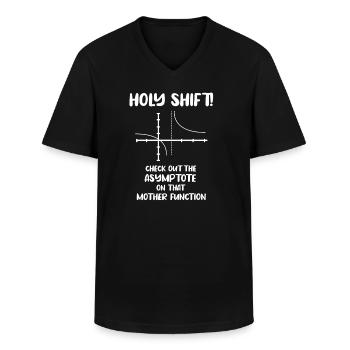 Mathe Nerd Studenten Uni Professor Mathematik - Männer-T-Shirt mit V-Ausschnitt - Schwarz - Vorne - AI Model Male 178 dark (178cm)