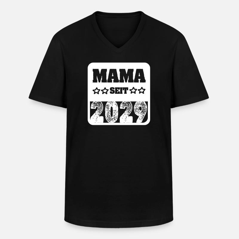 Mama 2029 - Männer-T-Shirt mit V-Ausschnitt - Schwarz