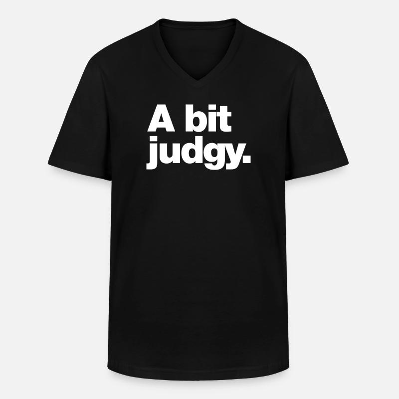 Ein bisschen unruhig - Männer-T-Shirt mit V-Ausschnitt - Schwarz