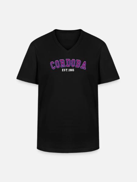 Córdoba, gegründet 1965 - Männer-T-Shirt mit V-Ausschnitt - Schwarz