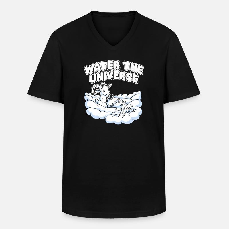 Wasser das Universum - Männer-T-Shirt mit V-Ausschnitt - Schwarz