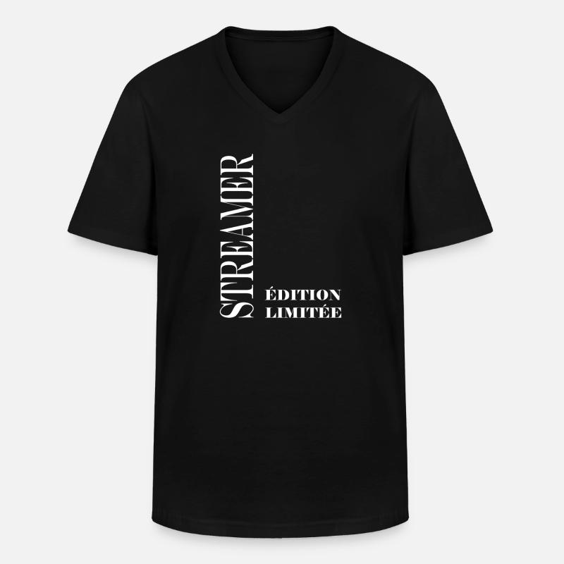 Wimpel - Männer-T-Shirt mit V-Ausschnitt - Schwarz