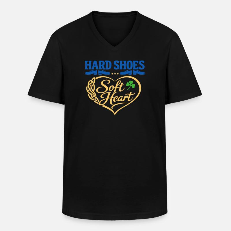 Irischer Tanz Step-dancing Celtic Fan - Männer-T-Shirt mit V-Ausschnitt - Schwarz