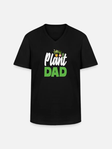 Plant Lover Father Gardening Home Gardener - Men's V-Neck T-Shirt - black