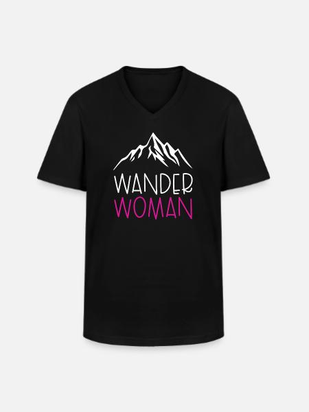Femme errante - T-shirt col V Homme - noir