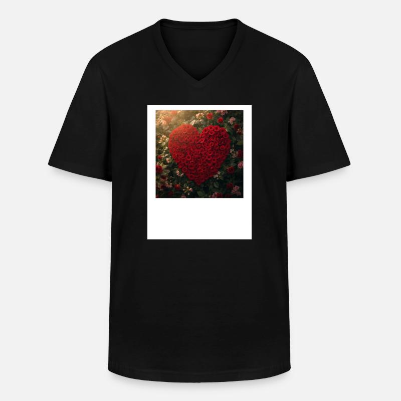 Untitled_design_2 - Männer-T-Shirt mit V-Ausschnitt - Schwarz
