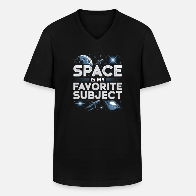 Astronom Galaxy Outerspace Universe Astronomie - Männer-T-Shirt mit V-Ausschnitt - Schwarz