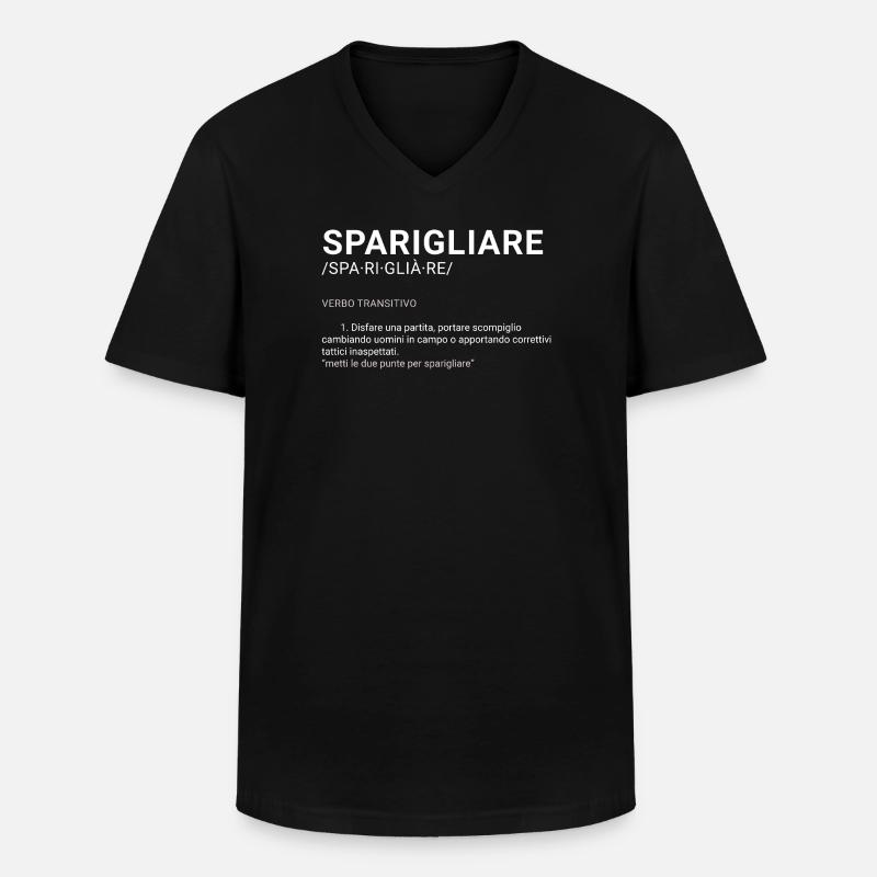Verschwinden Sie - Männer-T-Shirt mit V-Ausschnitt - Schwarz