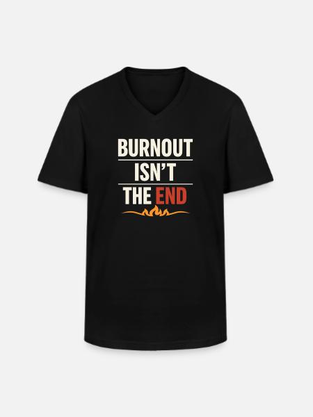 Heilungsreise Zur Transformation Innerer Stärke - T-shirt col V Homme - noir