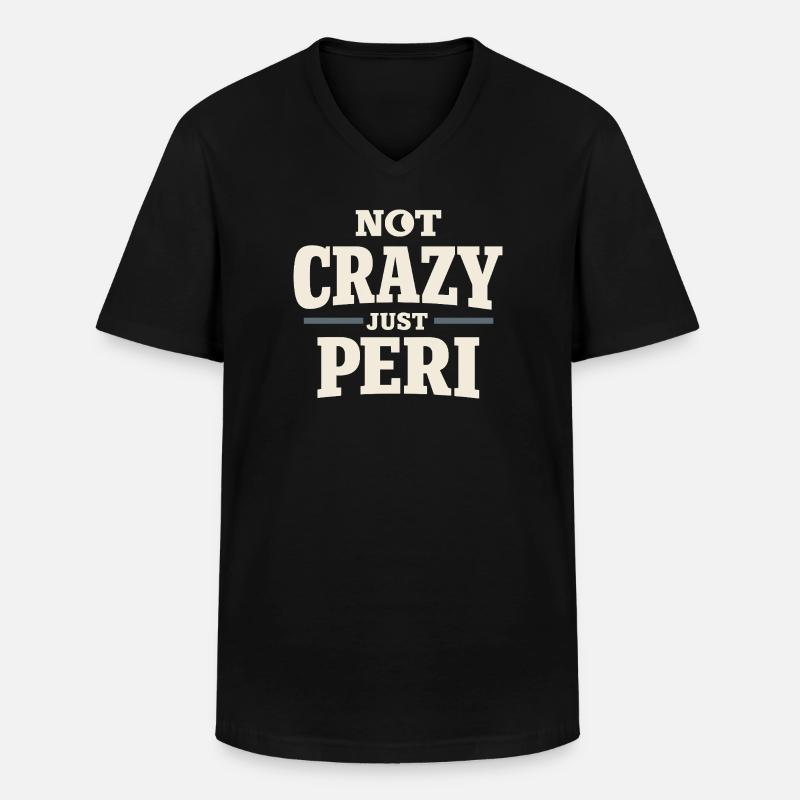 Perimenopause Humor Perimenopause - Männer-T-Shirt mit V-Ausschnitt - Schwarz