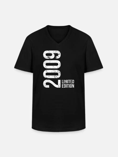 Limited Edition 2009 – 17th Anniversary - Men's V-Neck T-Shirt - black