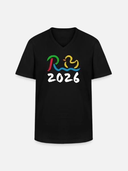 Pension 2026 - Retirement - Pension - Men's V-Neck T-Shirt - black