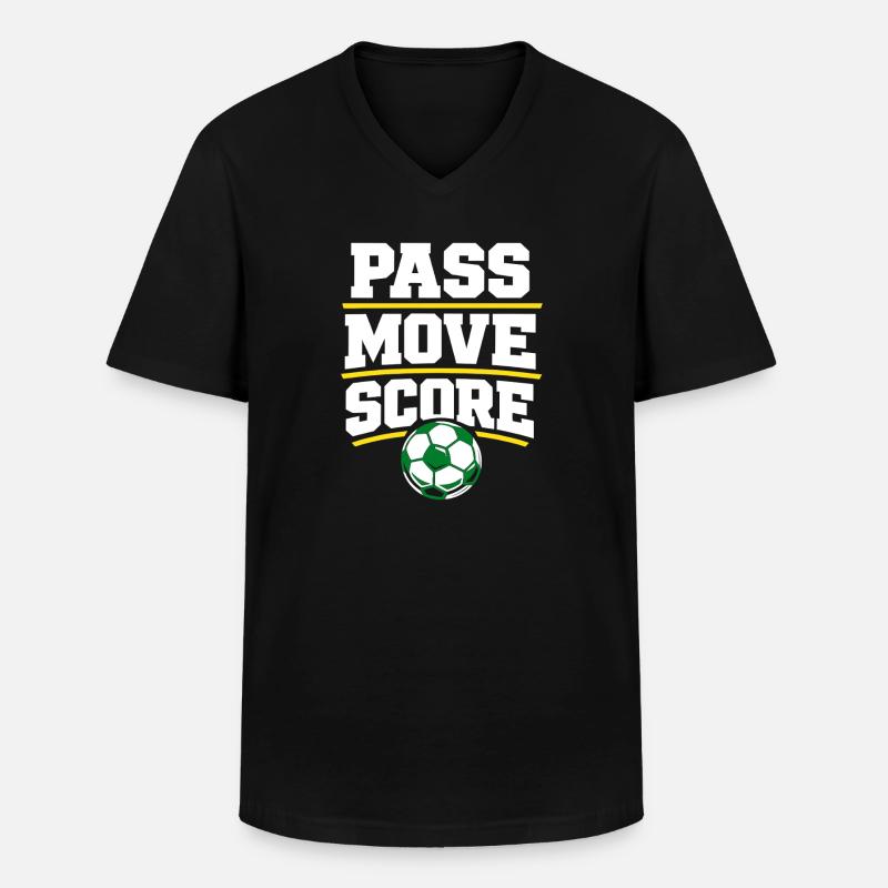 Fußballtraining Jugend-sport-trainer - Männer-T-Shirt mit V-Ausschnitt - Schwarz