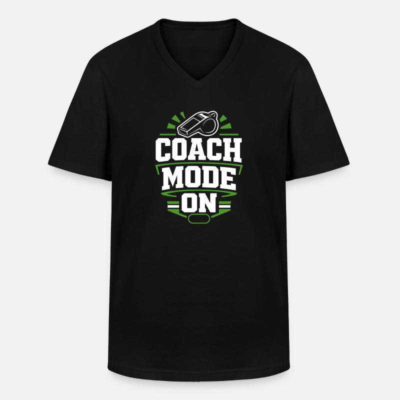 Fußballtraining Jugend-sport-trainer - Männer-T-Shirt mit V-Ausschnitt - Schwarz