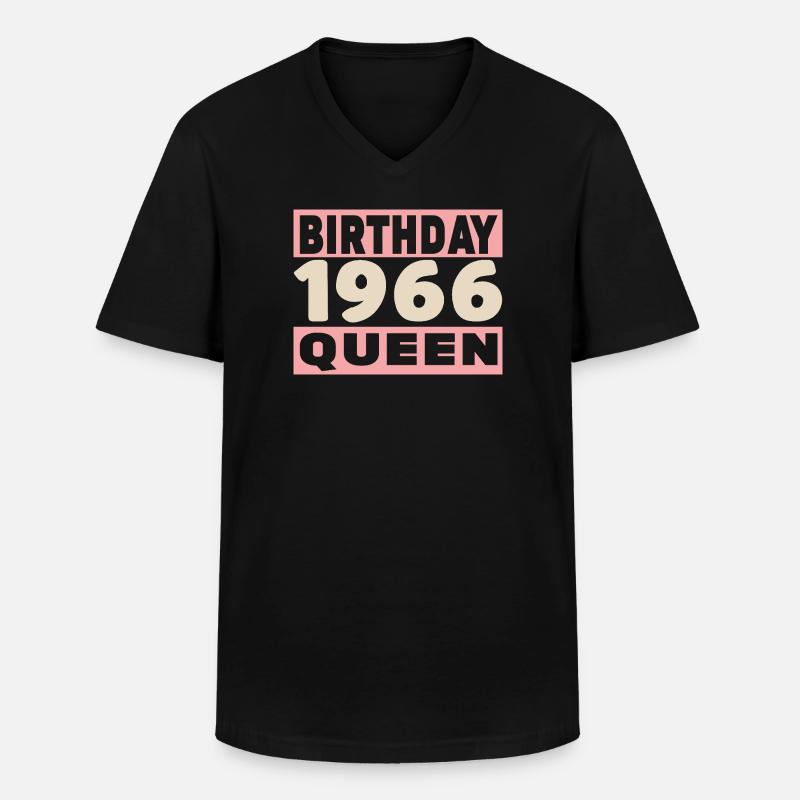 Biker 60-jähriges Jubiläum 1966 - Männer-T-Shirt mit V-Ausschnitt - Schwarz
