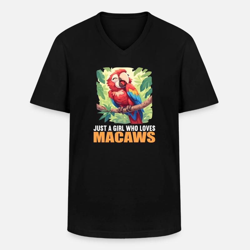 Aras Ara - Männer-T-Shirt mit V-Ausschnitt - Schwarz