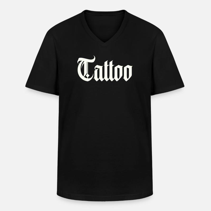 tattoo - Männer-T-Shirt mit V-Ausschnitt - Schwarz