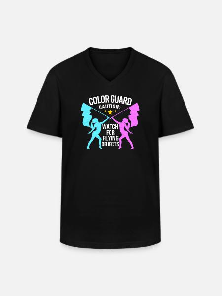 Carnaval Drapeau Carnaval agitant des drapeaux - T-shirt col V Homme - noir