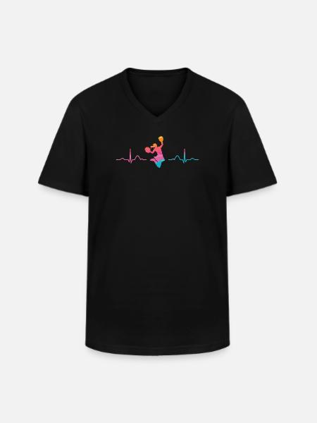Cheerleader Cheer Mom Cheerleading - Men's V-Neck T-Shirt - black